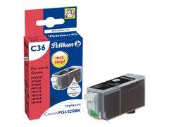 PELIKAN C36 - svart - kompatibel - blekkpatron (alternativ for: Canon PGI-520BK)