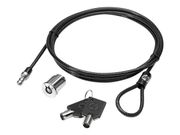 HP Docking Station Cable Lock - Sikkerhetskabellås - for EliteBook 735 G6, 745 G6, 830 G6, 840 G6, 850 G6; ProBook 640 G5, 650 G5; ZBook 15u G6 (AU656AA)