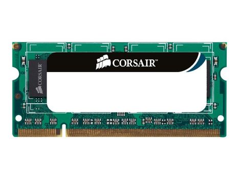 Corsair DDR3 - modul - 2 GB - SO DIMM 204-pin - 1333 MHz / PC3-10600 - ikke-bufret (CMSO2GX3M1A1333C9)
