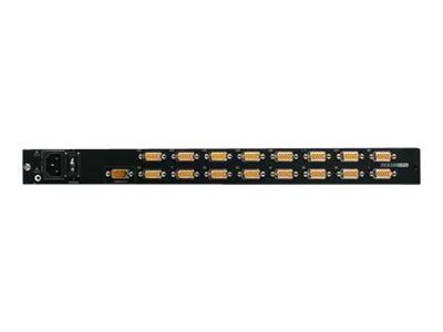 IOGEAR GCL1816KITU 16-Port LCD KVM Switch with USB KVM Cable - KVM-konsoll - 17" - TAA-samsvar (GCL1816KITU)