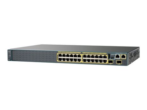 Cisco Catalyst 2960S-24TS-S - switch - 24 porter - Styrt - rackmonterbar (WS-C2960S-24TS-S)