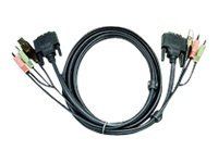 ATEN 2L-7D05UD - video- / USB / audio-kabel - 5 m