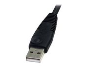 StarTech 4-in-1 USB DisplayPort KVM Switch Cable w/ Audio & Microphone - video- / USB / audio-kabel - 1.8 m (DP4N1USB6)