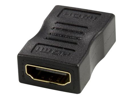 Deltaco HDMI-12 - HDMI-adapter - HDMI (hunn) til HDMI (hunn) - svart (HDMI-12)