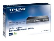 TP-Link TL-SG1024D - Switch - 24 x 10/ 100/ 1000 - stasjonær,  rackmonterbar (TL-SG1024D)
