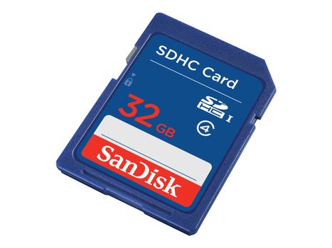 SanDisk Standard - Flashminnekort - 32 GB - Class 4 - SDHC (SDSDB-032G-B35)