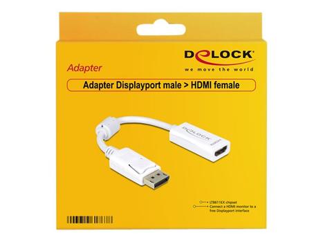 Delock video adapter - DisplayPort / HDMI - 12.5 cm (61767)