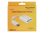 Delock Displayport to DVI Adapter - DisplayPort-adapter - 12.5 cm (61765)