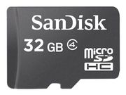 SanDisk Flashminnekort - 32 GB - Class 4 - microSDHC - svart (SDSDQM-032G-B35)