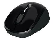 Microsoft Wireless Mobile Mouse 3500 - Mus - høyre- og venstrehåndet - optisk - 3 knapper - trådløs - 2.4 GHz - USB trådløs mottaker - svart (GMF-00042)