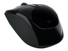 Microsoft Wireless Mobile Mouse 3500 - Mus - høyre- og venstrehåndet - optisk - 3 knapper - trådløs - 2.4 GHz - USB trådløs mottaker - svart