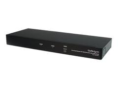 StarTech 2-Port Quad Monitor Dual-Link DVI USB KVM Switch with Audio & Hub (SV231QDVIUA) - KVM / lyd / USB-svitsj - 2 porter