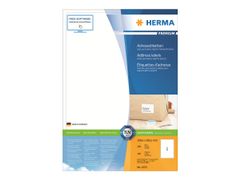Herma Premium - Papir - matt - permanent selv-adhesiv - hvit - 199.6 x 289.1 mm 600 etikett(er) laminerte adresseetiketter