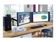 HP Single Monitor Arm monteringssett - for LCD-skjerm - jakksvart (BT861AA)