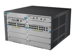 Hewlett Packard Enterprise HPE 8206 zl Switch - switch - Styrt - rackmonterbar - med HP E8200 zl Switch Premium License