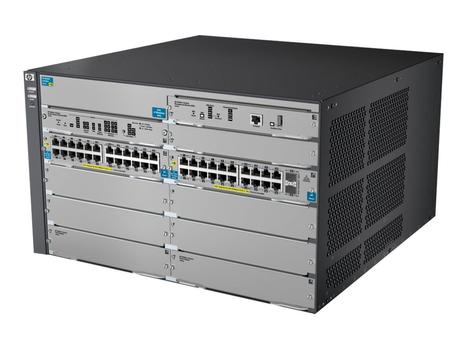 Hewlett Packard Enterprise HPE 8206 zl Switch - switch - Styrt - rackmonterbar - med HP E8200 zl Switch Premium License (J9640A)