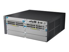 Hewlett Packard Enterprise HPE Aruba 5406-44G-PoE+-2XG v2 zl - switch - 44 porter - Styrt - rackmonterbar - med HP 5400 zl Switch Premium License