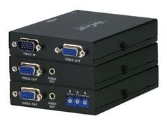 ATEN VanCryst VE170Q Cat 5 Audio/Video Extender Transmitter and Receiver with Deskew Units - Video/lyd-forlenger - opp til 300 m