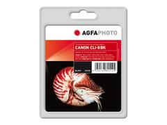 AGFAPHOTO 15.5 ml - svart - blekkpatron (alternativ for: Canon CLI-8Bk, Canon 0620B001) - for Canon PIXMA iP4500, iP5300, MP520, MP600, MP610, MP810, MP960, MP970, MX850, Pro9000