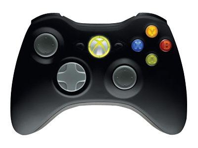 Microsoft Xbox 360 Wireless Controller for Windows - Håndkonsoll - 16 knapper - trådløs - svart - for PC, Microsoft Xbox 360 (JR9-00010)