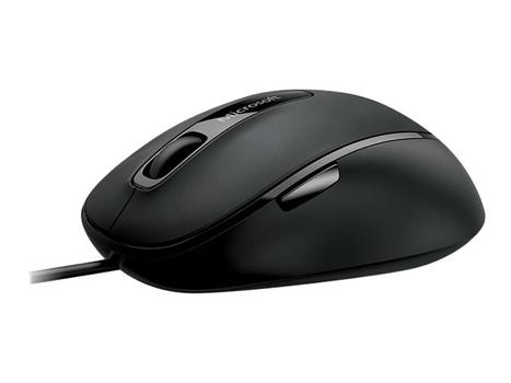 Microsoft Comfort Mouse 4500 for Business - Mus - optisk - 5 knapper - kablet - USB - svart, antrasitt