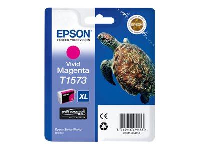 Epson T1573 - livlig magenta - original - blekkpatron (C13T15734010)