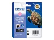 Epson T1576 - livlig lys magenta - original - blekkpatron (C13T15764010)