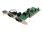 StarTech 2 Port PCI RS422/485 Serial Adapter Card with 161050 UART - Serial adapter - PCI-X - RS-422/ 485 x 2 - PCI2S4851050 - seriell adapter - PCI-X - RS-422/ 485 x 2 (PCI2S4851050)