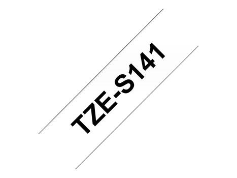 Brother TZe-S141 - laminert teip - 1 kassett(er) - Rull (1,8 cm x 8 m) (TZES141)