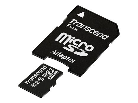 Transcend Premium - flashminnekort - 8 GB - microSDHC (TS8GUSDHC10)