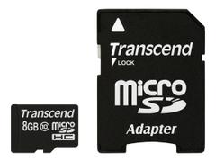 Transcend Premium - flashminnekort - 8 GB - microSDHC