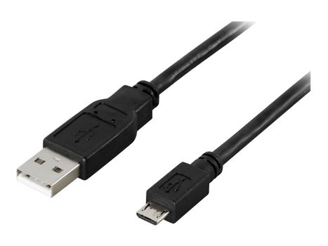 Deltaco USB-kabel - USB til Micro-USB type B - 2 m (USB-302S)