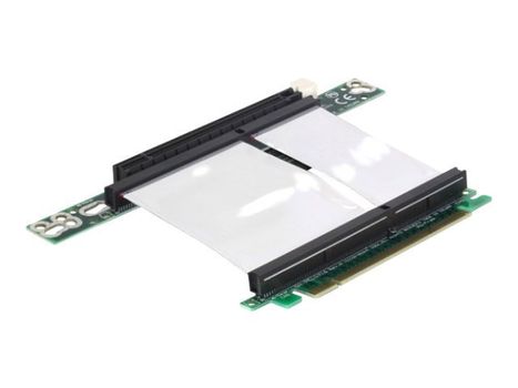 Delock Riser card PCI Express x16 with flexible cable left insertion - Stigekort (89130)