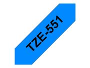 Brother TZe-551 - laminert teip - 1 kassett(er) - Rull (2,4 cm) (TZE551)