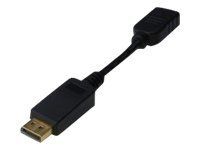 ASSMANN Electronic DisplayPort Adapter - video adapter - DisplayPort / HDMI - 15 cm