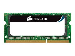 Corsair Mac Memory - DDR3 - 8 GB: 2 x 4 GB - SO DIMM 204-pin - 1066 MHz / PC3-8500 - CL7 - 1.5 V - ikke-bufret - ikke-ECC - for Apple iMac; Mac mini; MacBook; MacBook Pro