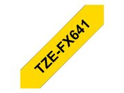 Brother TZe-FX641 - fleksibelt bånd - 1 kassett(er) - Rull (1,8 cm x 8 m) (TZEFX641)