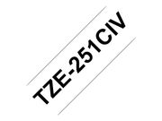 Brother TZ251CIV - laminert teip - 1 kassett(er) - Rull (2,4 cm x 8 m) (TZE251CIV)