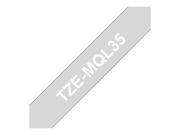 Brother TZe-MQL35 - laminert teip - matt - 1 kassett(er) - Rull (1,2 cm x 5 m) (TZEMQL35)
