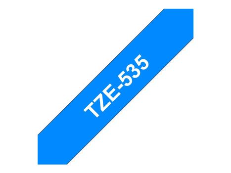 Brother TZe-535 - laminert teip - 1 kassett(er) - Rull (1,2 cm x 8 m) (TZE535)