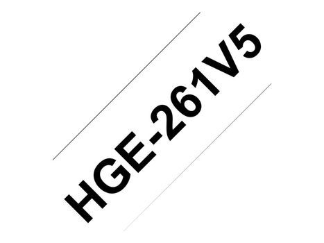 Brother HGE-261V5 - laminert teip - 5 kassett(er) - Rull (3,6 cm x 8 m) (HGE261V5)