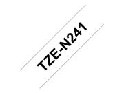 Brother TZe-N241 - ulaminert teip - 1 kassett(er) - Rull (1,8 cm x 8 m) (TZEN241)