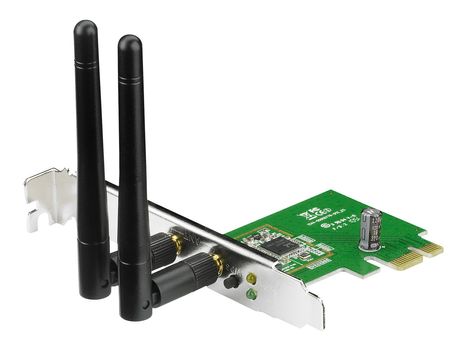 ASUS PCE-N15 - Nettverksadapter - PCIe lav profil - 802.11b/ g/ n (PCE-N15)