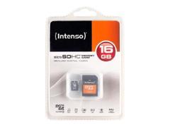 INTENSO flashminnekort - 16 GB - microSDHC