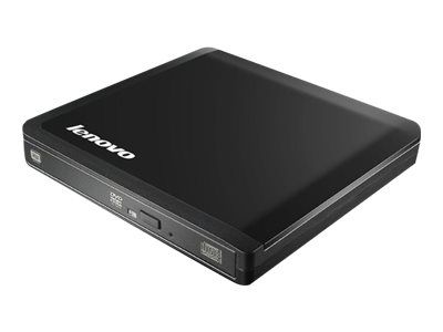 Lenovo Slim USB Portable DVD Burner - DVD±RW (±R DL) / DVD-RAM-stasjon - USB 2.0 - ekstern (0A33988)