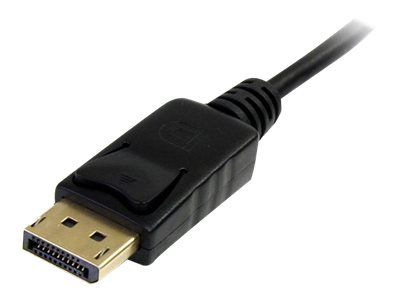 StarTech 2m Mini DisplayPort to DisplayPort 1.2 Cable DisplayPort 4k - DisplayPort-kabel - Mini DisplayPort (hann) til DisplayPort (hann) - 2 m - låst - svart (MDP2DPMM2M)