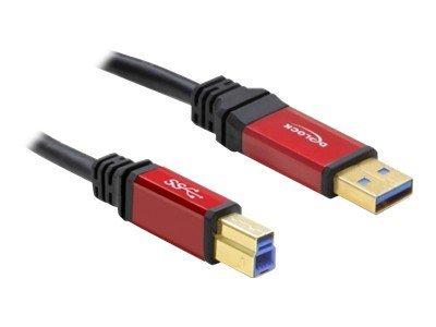 Delock Premium - USB-kabel - USB-type A til USB Type B - 1 m (82756)