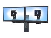 Ergotron Tall-User Kit for WorkFit Dual monteringssett - for 2 LCD-skjermer - svart (97-615)