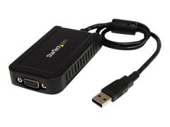 StarTech USB to VGA Adapter - 1920x1200 - External Video & Graphics Card - Dual Monitor Display Adapter - Supports Windows (USB2VGAE3) - USB/VGA-adapter - USB til HD-15 (VGA) - TAA-samsvar - 50 cm