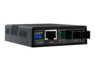 StarTech 10/100 Multi Mode Fiber Ethernet Media Converter SC 2 km - fibermedieomformer - 10Mb LAN, 100Mb LAN (MCM110SC2EU)